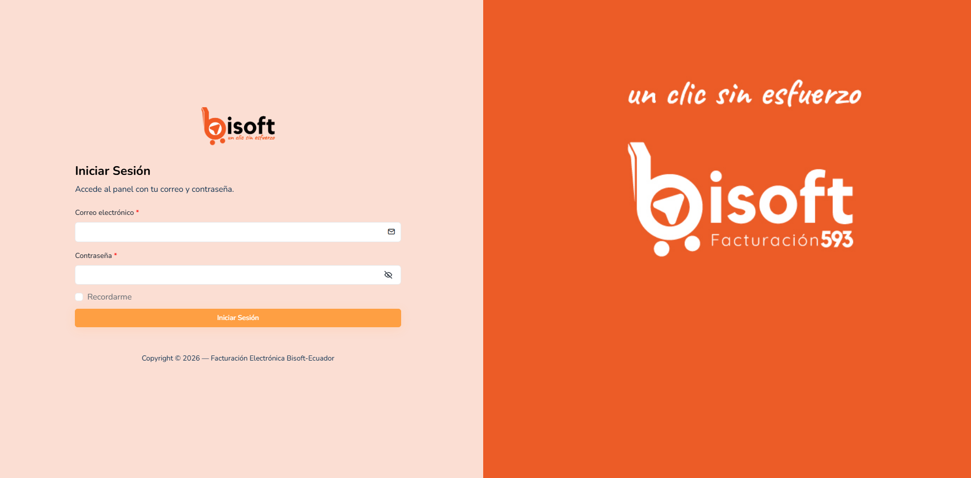 Pantalla de bisoft